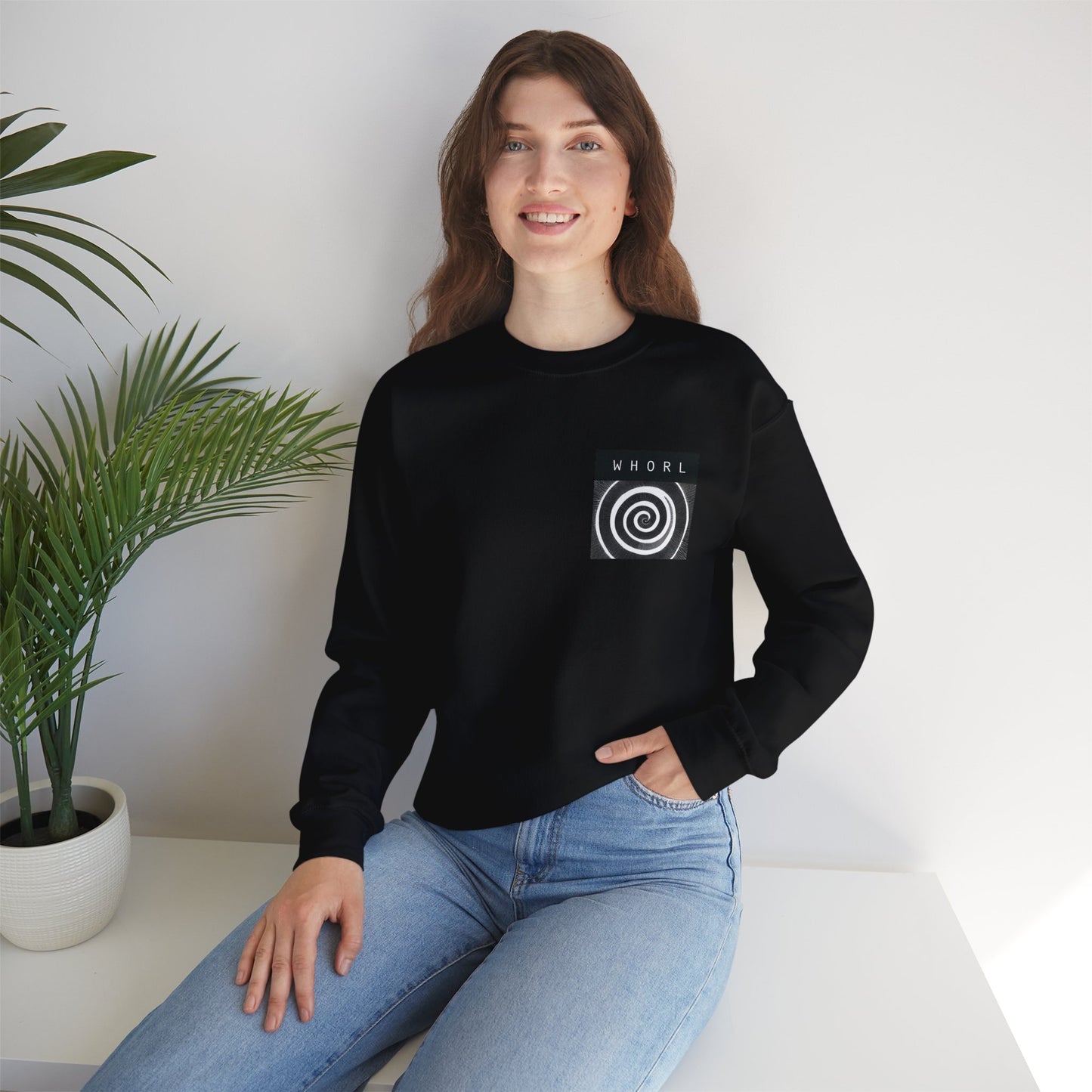 Front Only WHORL Unisex Heavy Blend™ Crewneck Sweatshirt