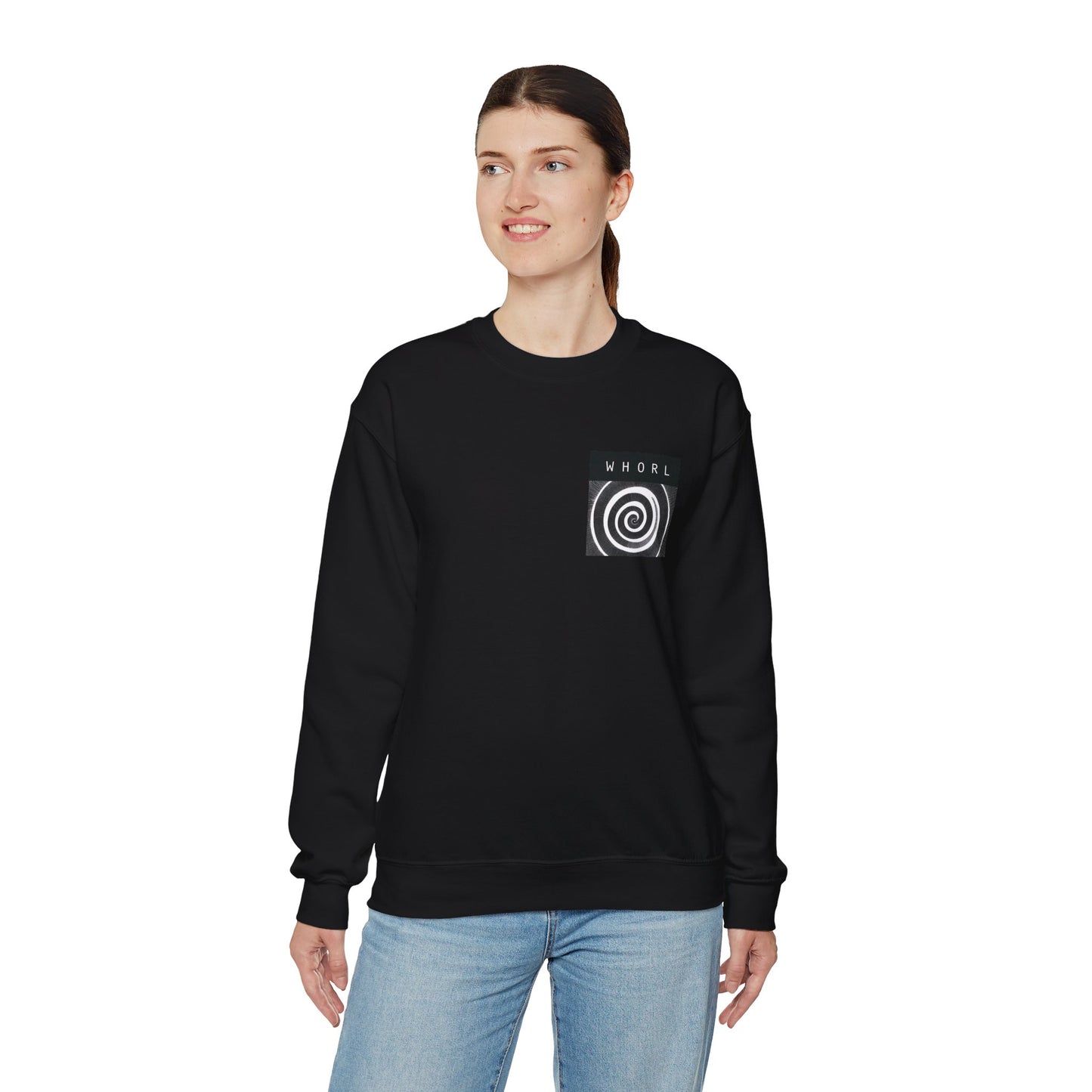 Front Only WHORL Unisex Heavy Blend™ Crewneck Sweatshirt