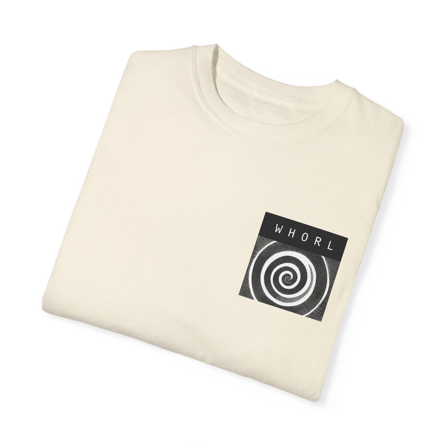 Front & Back WHORL Unisex Garment-Dyed T-shirt