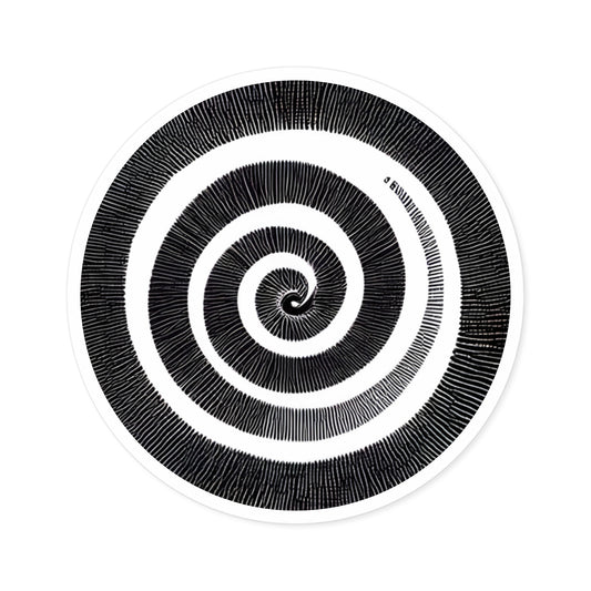 WHORL Round Sticker, Indoor\Outdoor