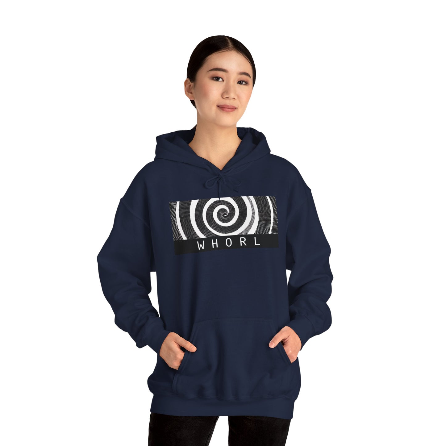 Front Only WHORL Unisex Heavy Blend™ Hooded Sweatshirt