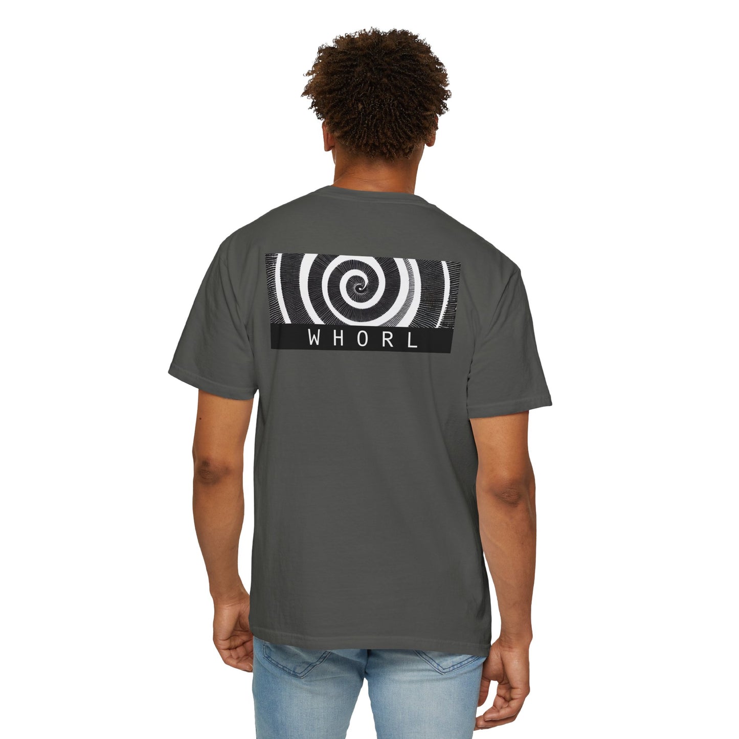 Front & Back WHORL Unisex Garment-Dyed T-shirt