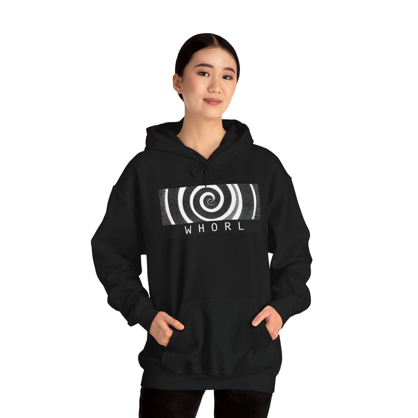 Front Only WHORL Unisex Heavy Blend™ Hooded Sweatshirt