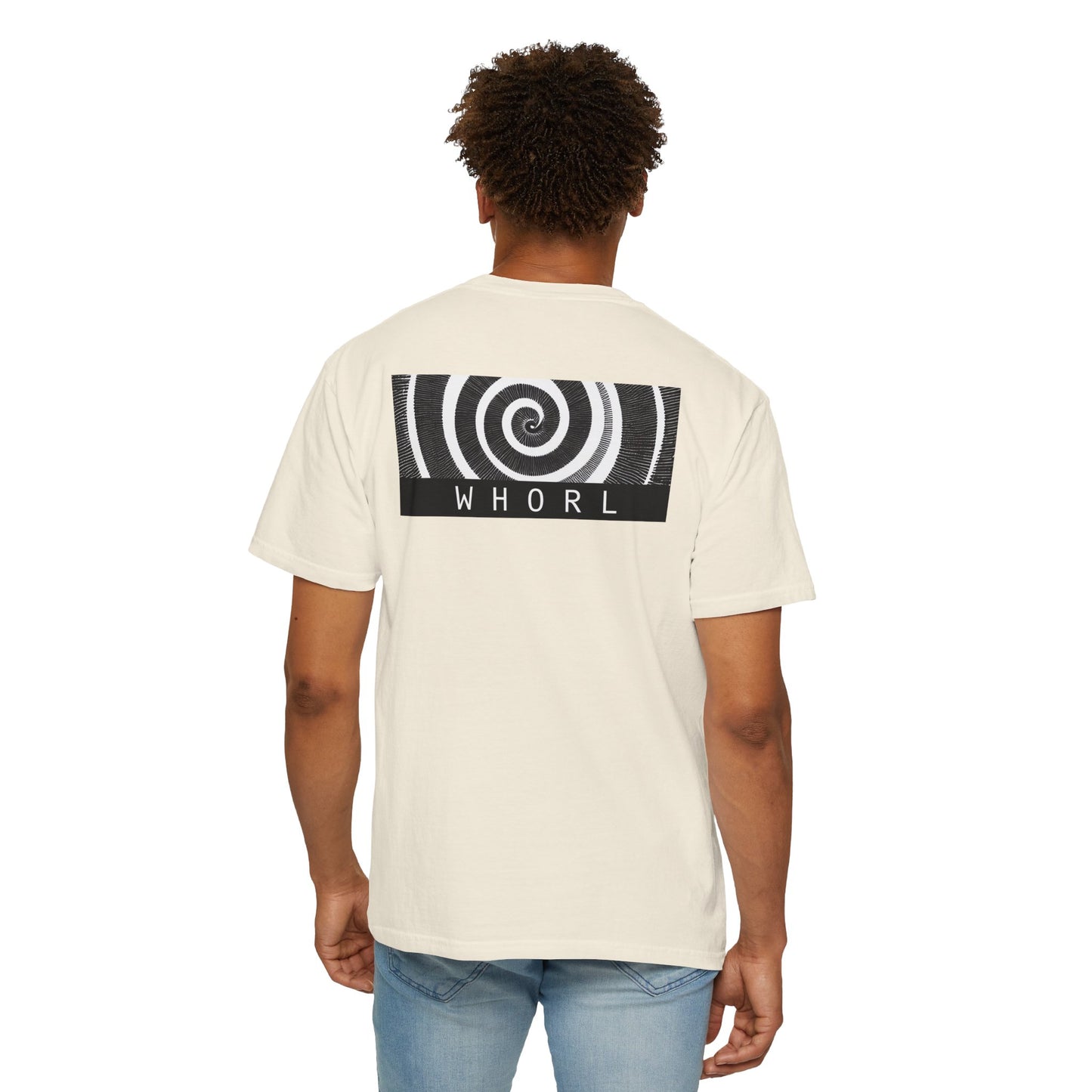 Front & Back WHORL Unisex Garment-Dyed T-shirt