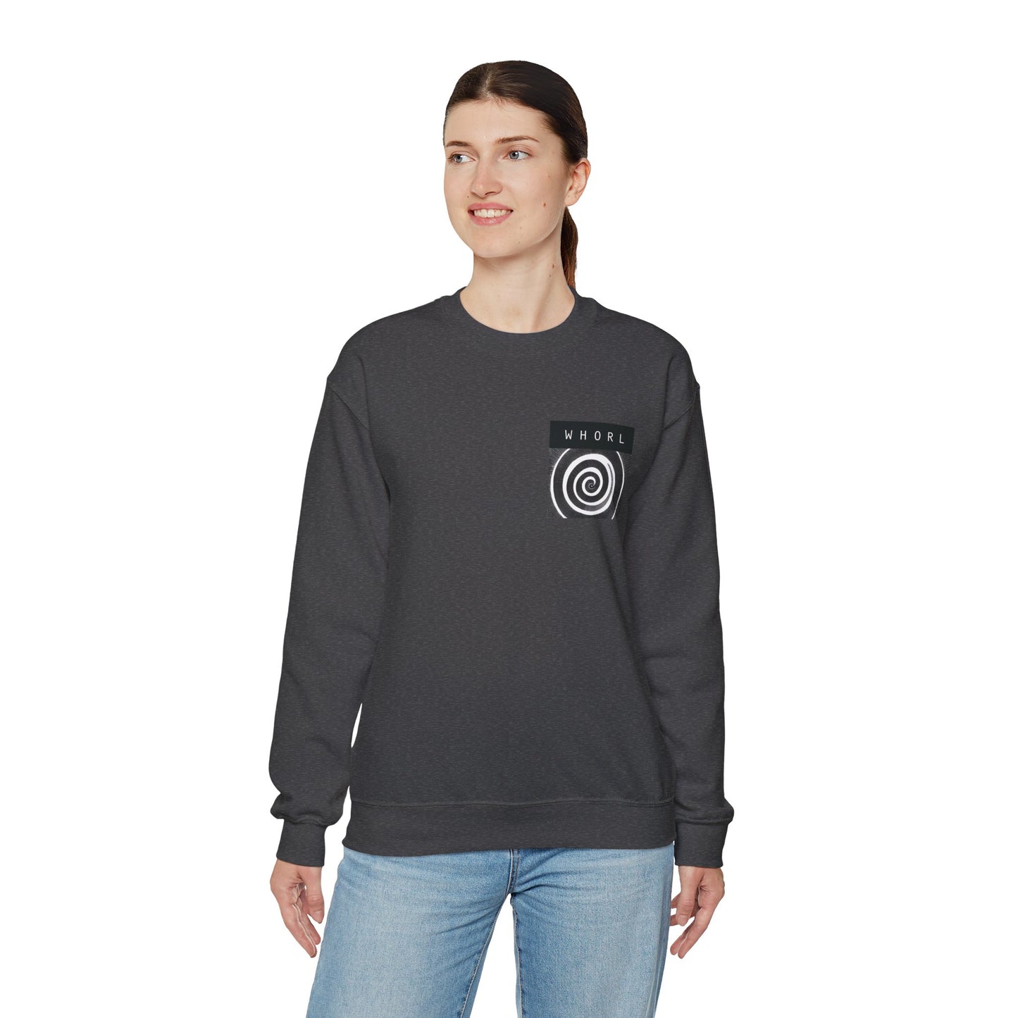 Front Only WHORL Unisex Heavy Blend™ Crewneck Sweatshirt