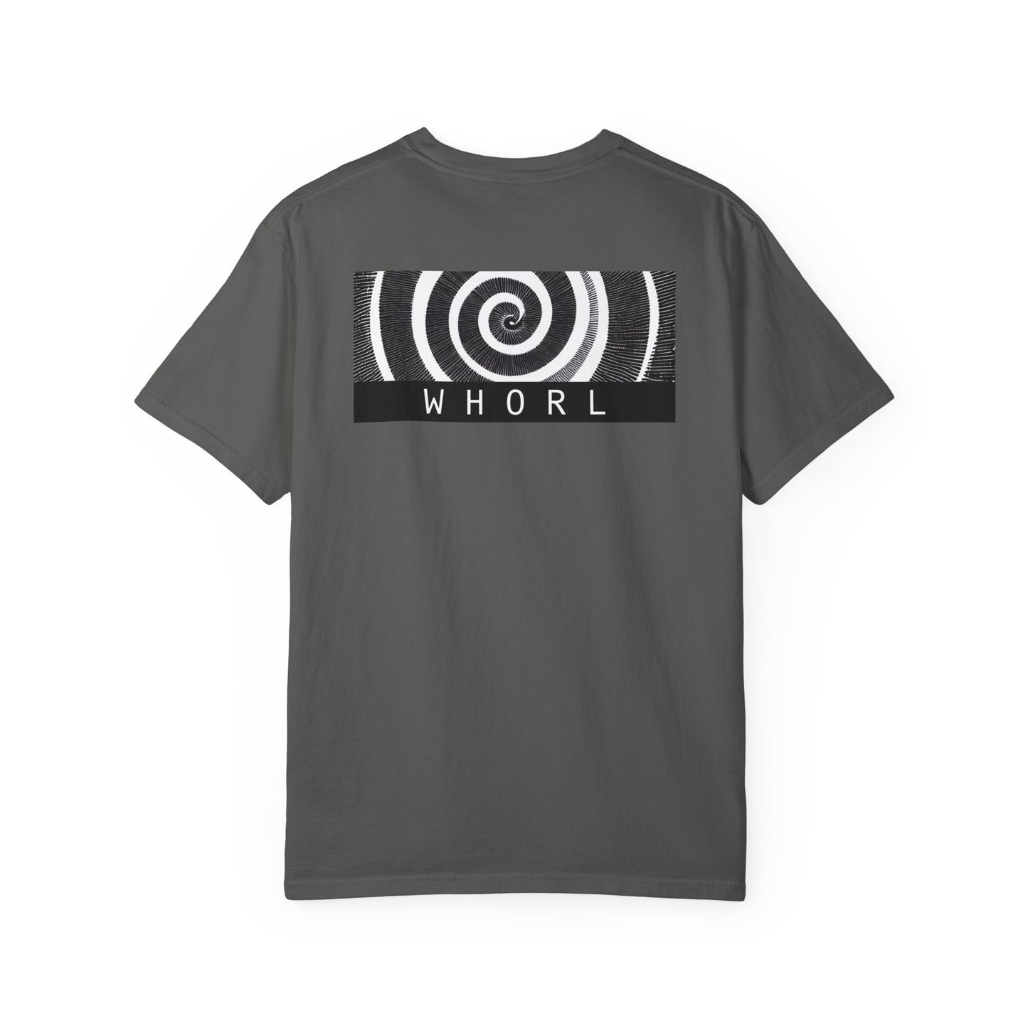 Front & Back WHORL Unisex Garment-Dyed T-shirt