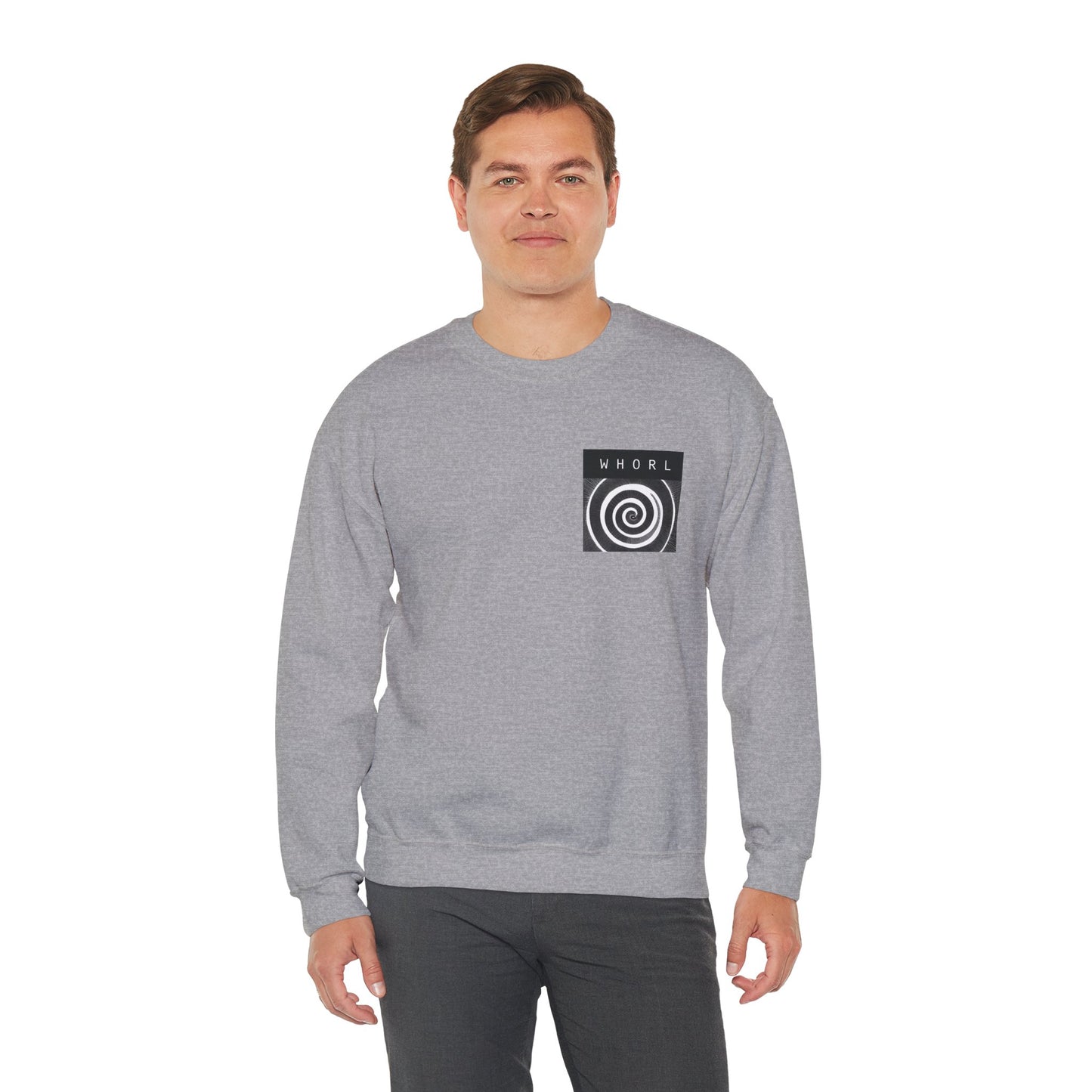 Front Only WHORL Unisex Heavy Blend™ Crewneck Sweatshirt