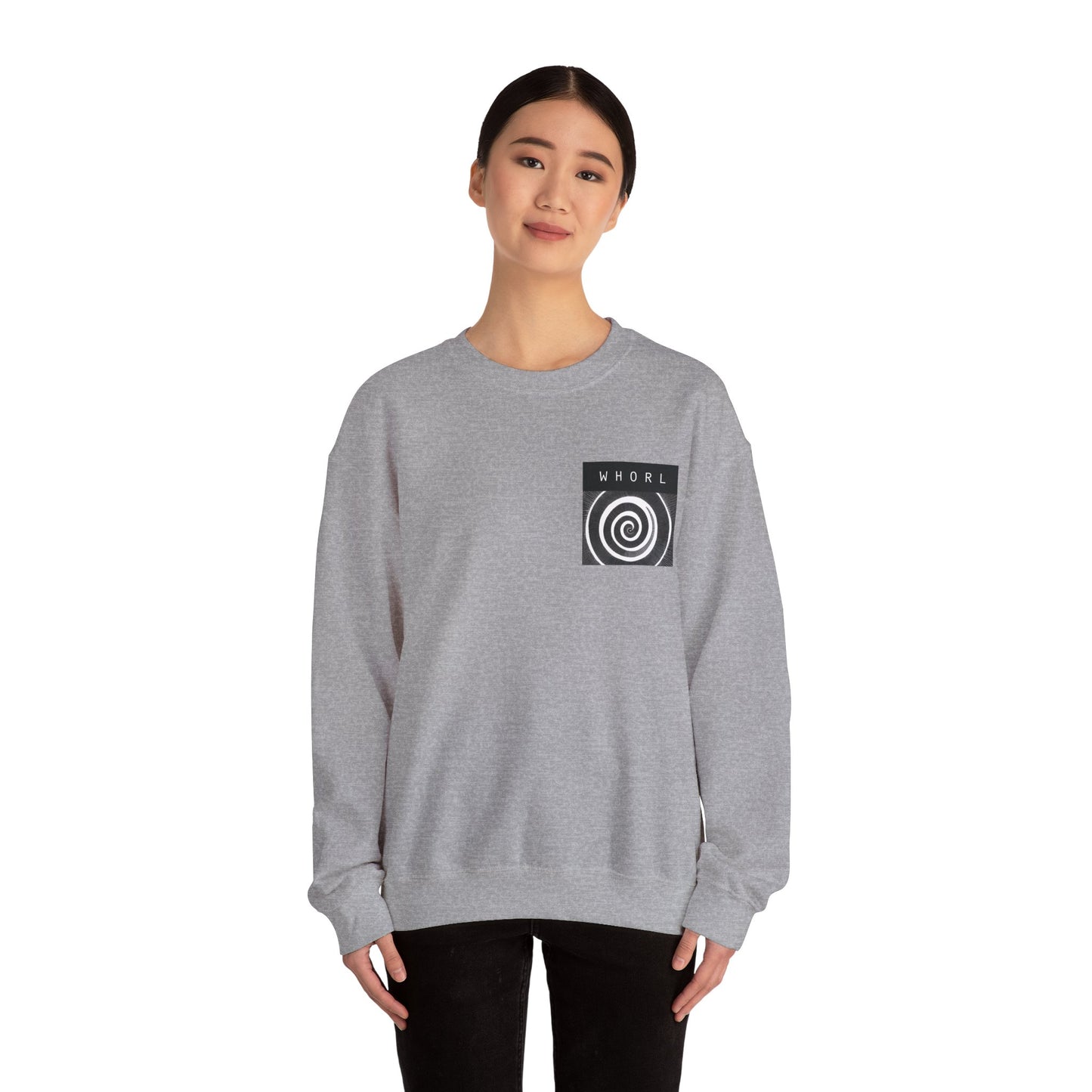 Front Only WHORL Unisex Heavy Blend™ Crewneck Sweatshirt