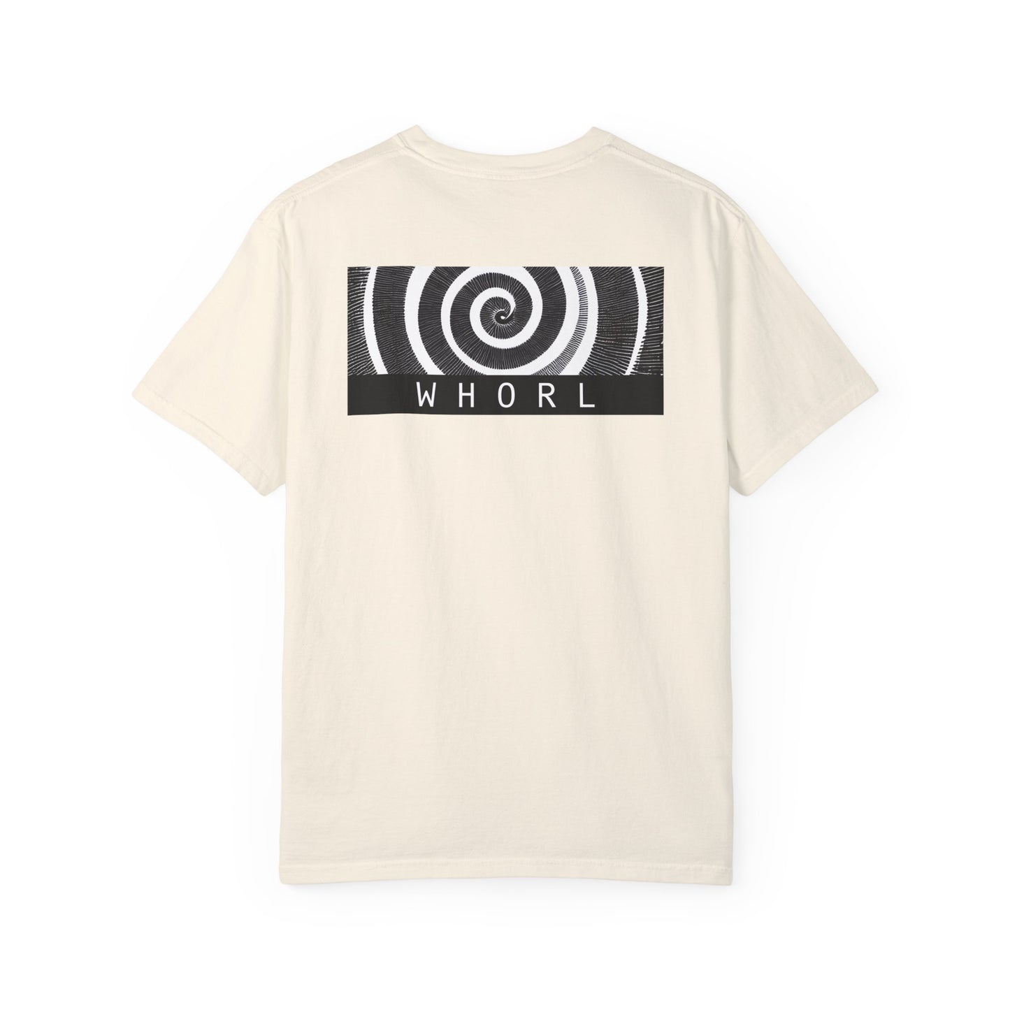 Front & Back WHORL Unisex Garment-Dyed T-shirt