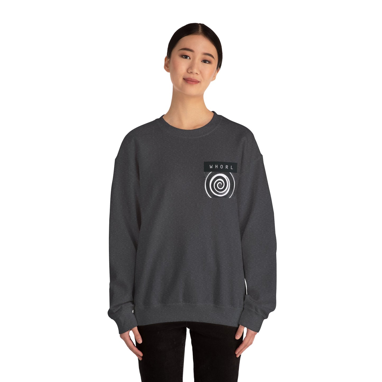 Front Only WHORL Unisex Heavy Blend™ Crewneck Sweatshirt